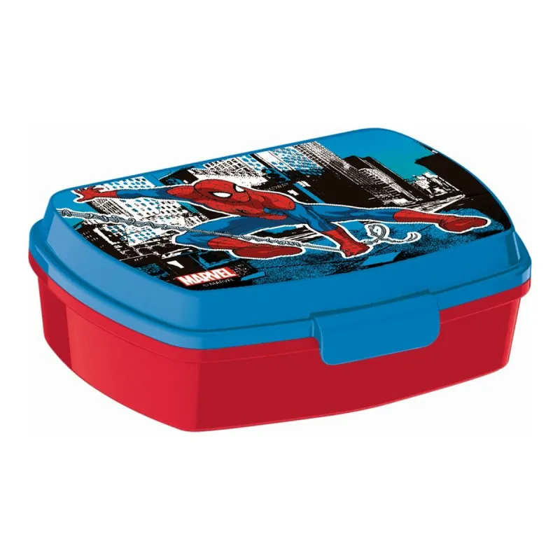Sumuštinių dėžutė Spider-Man Great power Mėlyna Raudona 17 x 5.6 x 13.3 cm